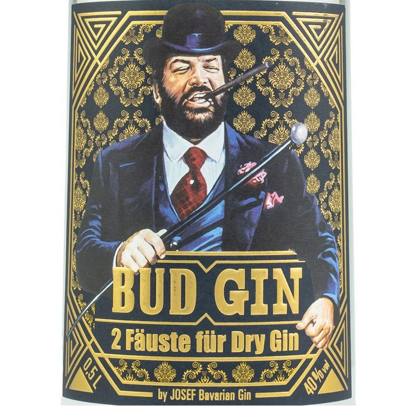 Bud Spencer 2 Fäuste für Dry Gin Bio 0,5 L 40% vol Bud Spencer 2 Fäuste für Dry Gin Bio 0,5 L 40% vol